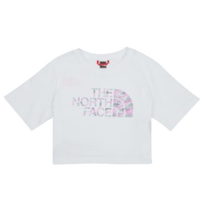 T-shirt ragazza The North Face  Girls S/S Crop Easy Tee  Bianco The North Face 196013690359